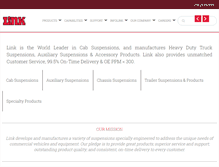 Tablet Screenshot of linkmfg.com